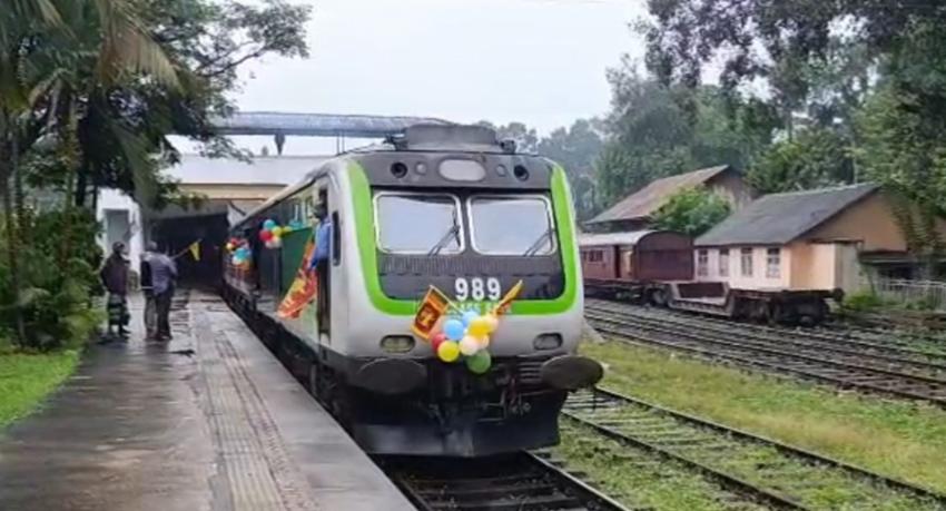 Train Services Resume After Disaster